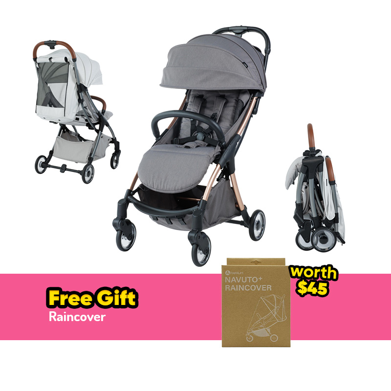 Beblum Navuto+ Auto Fold Stroller (23/24 Edition) + FREE GIFT